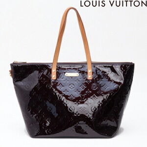Louis Vuitton Vernis Patent Bellevue Shoulder Bag Amaranth Purple